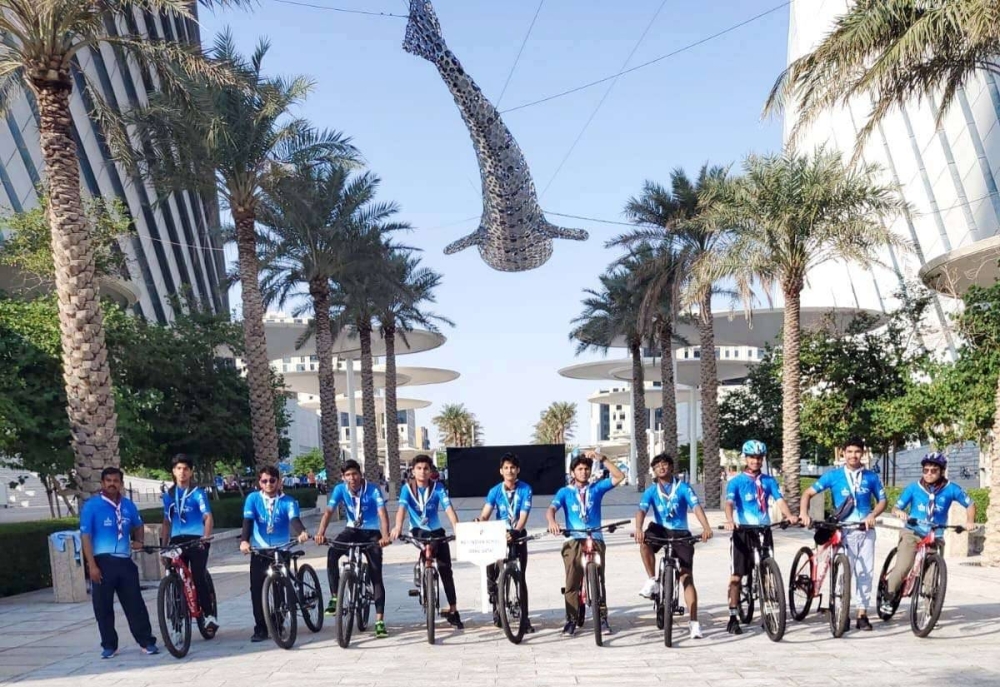 IIS SCOUTS PARTICIPATE IN THE AAMAL RIDE FOR HEALTHY LIVING