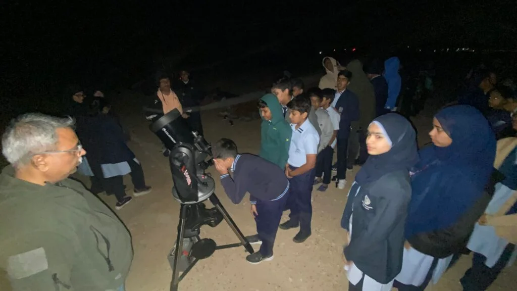 IIS Students Witness Dazzling Meteor Shower