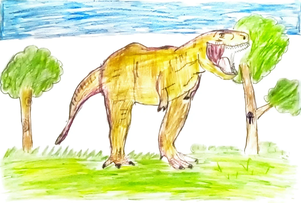 Rex roar in the Jungle