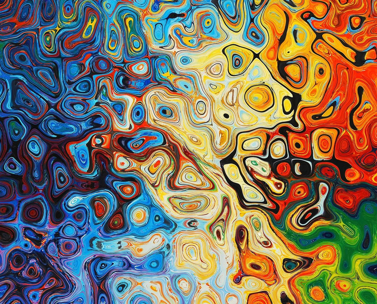 ABSTRACT PAINTING( The birth of joy)