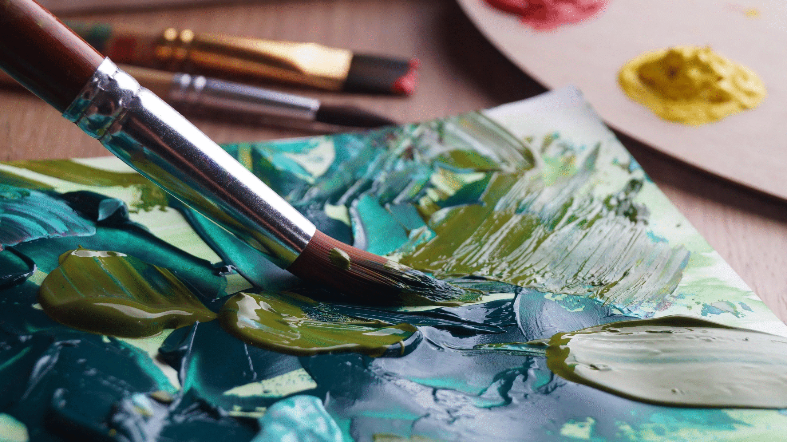 Gouache paint